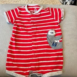 3 month sloth onesie